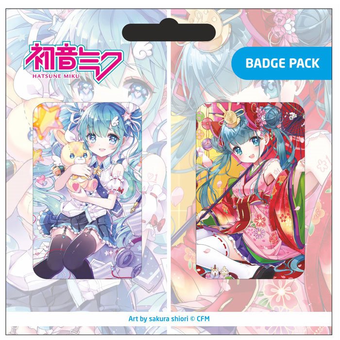 Hatsune Miku Pin Badges 2-Pack Set B - MangaShop.ro