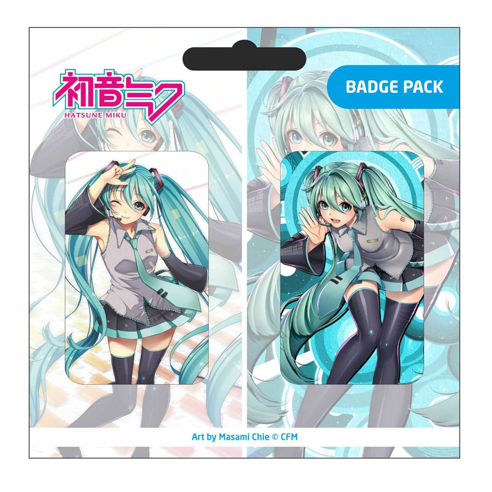 Hatsune Miku Pin Badges 2-Pack Set D - MangaShop.ro