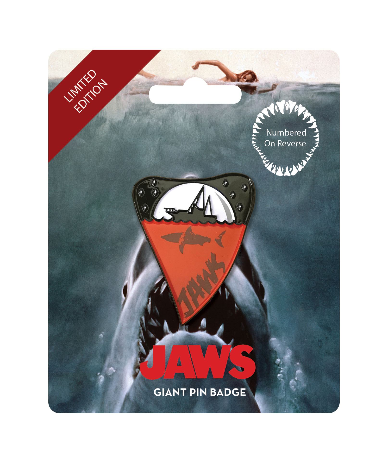 Jaws Pin Badge Limited Edition - MangaShop.ro