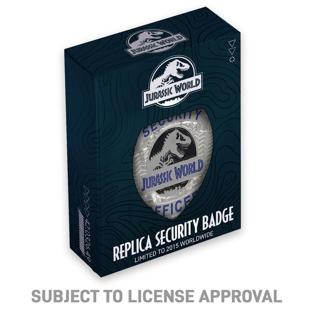 Jurassic World Limited Edition Replica Security Officer Badge - MangaShop.ro