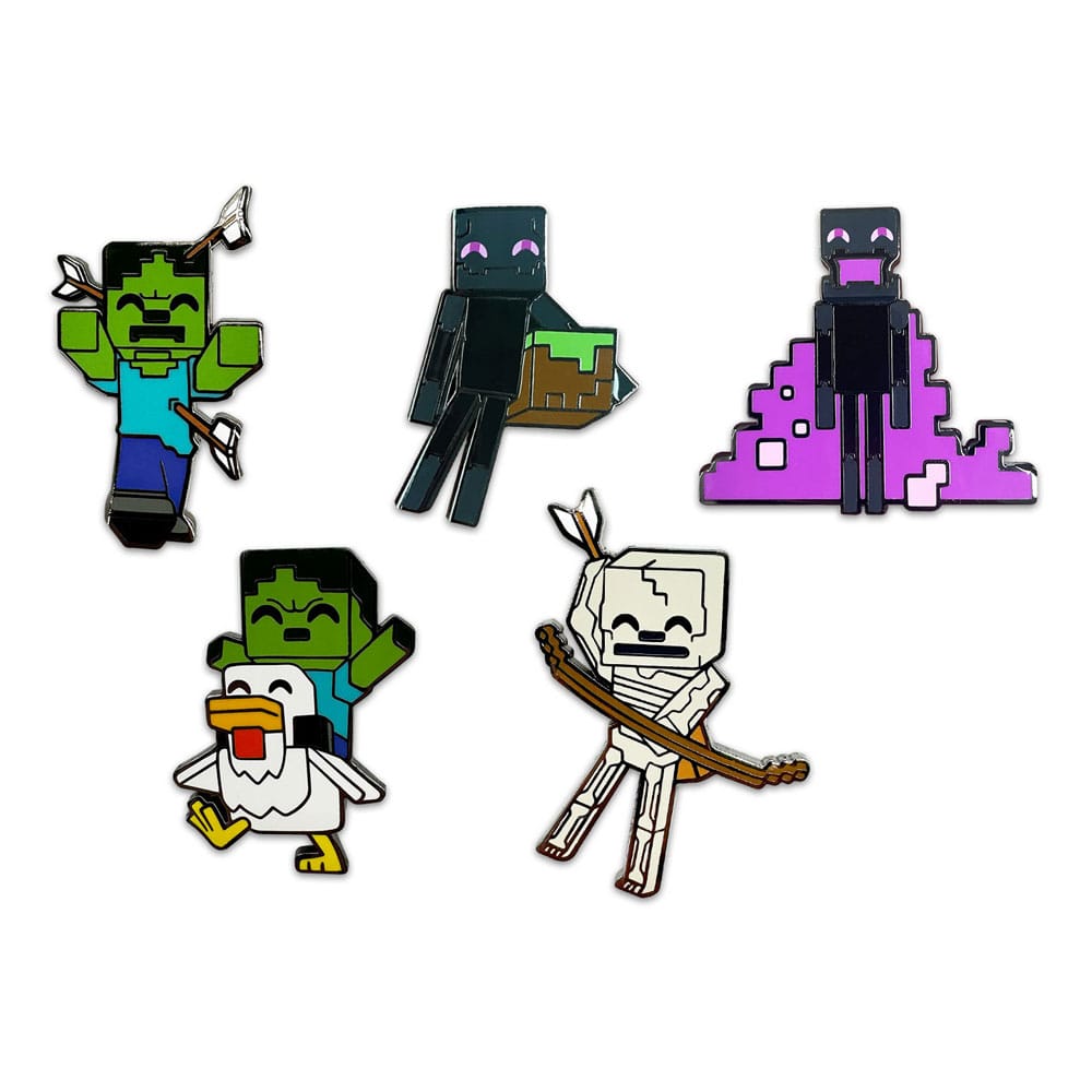 Minecraft Enamel Pins Set #2 5 cm (6) - MangaShop.ro