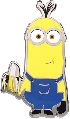 Minion More Than a Minion Pin Badge Kevin Eating Banana - MangaShop.ro