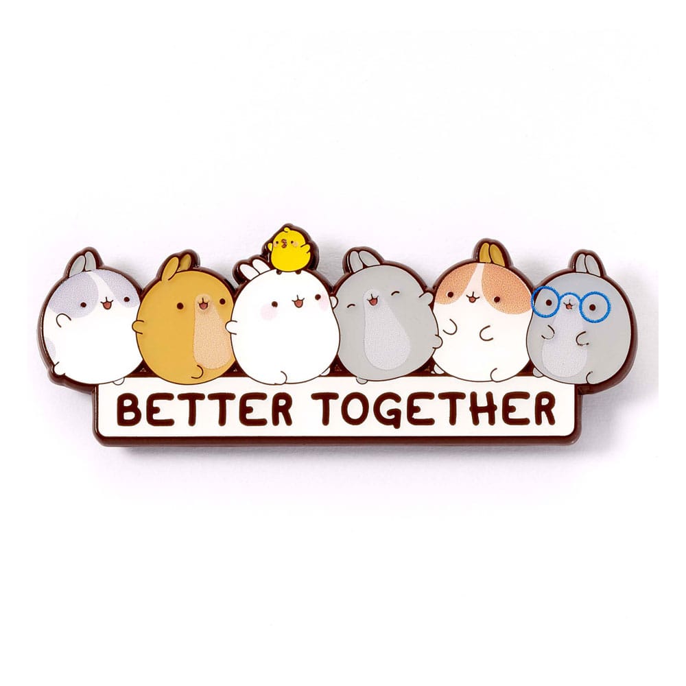 Molang Pin Badge Better Together - MangaShop.ro