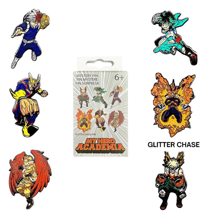 My Hero Academia by Loungefly Enamel Pins Blind Box Multi Char Assortment (12) - MangaShop.ro