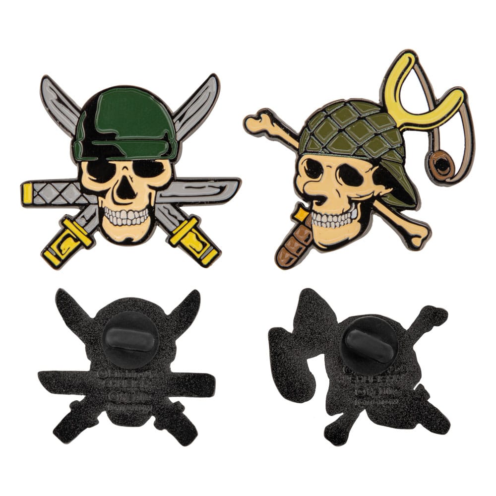 One Piece Pins 2-Pack Zoro & Usopp - MangaShop.ro