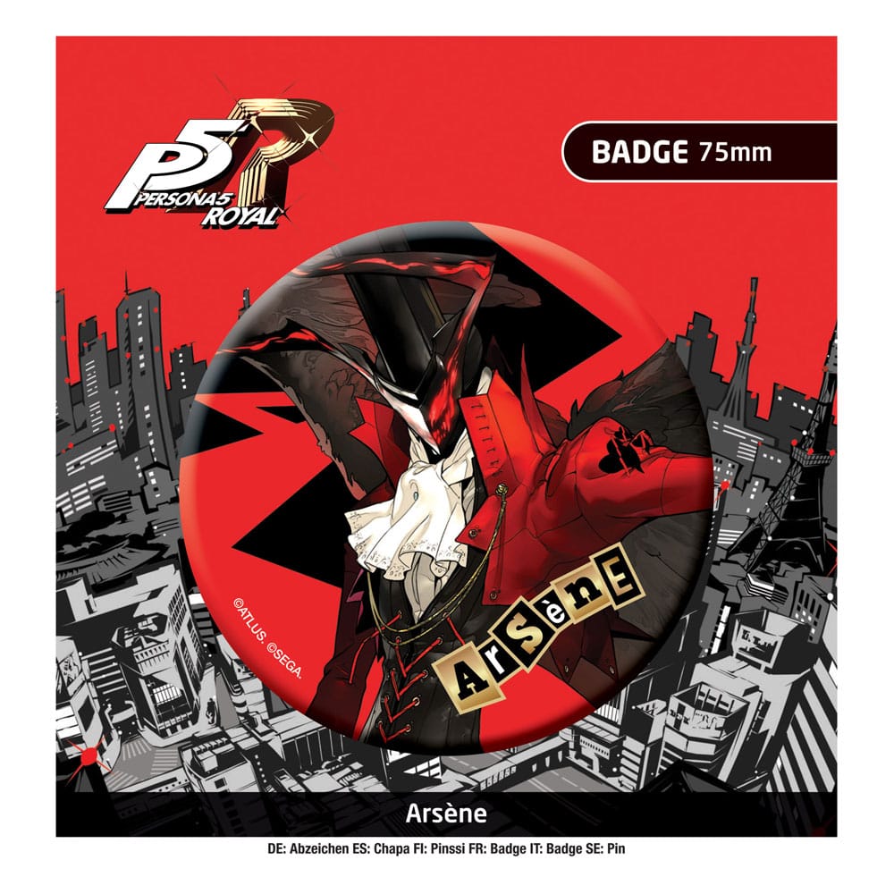 Persona 5 Royal Pin Badge Arséne - MangaShop.ro