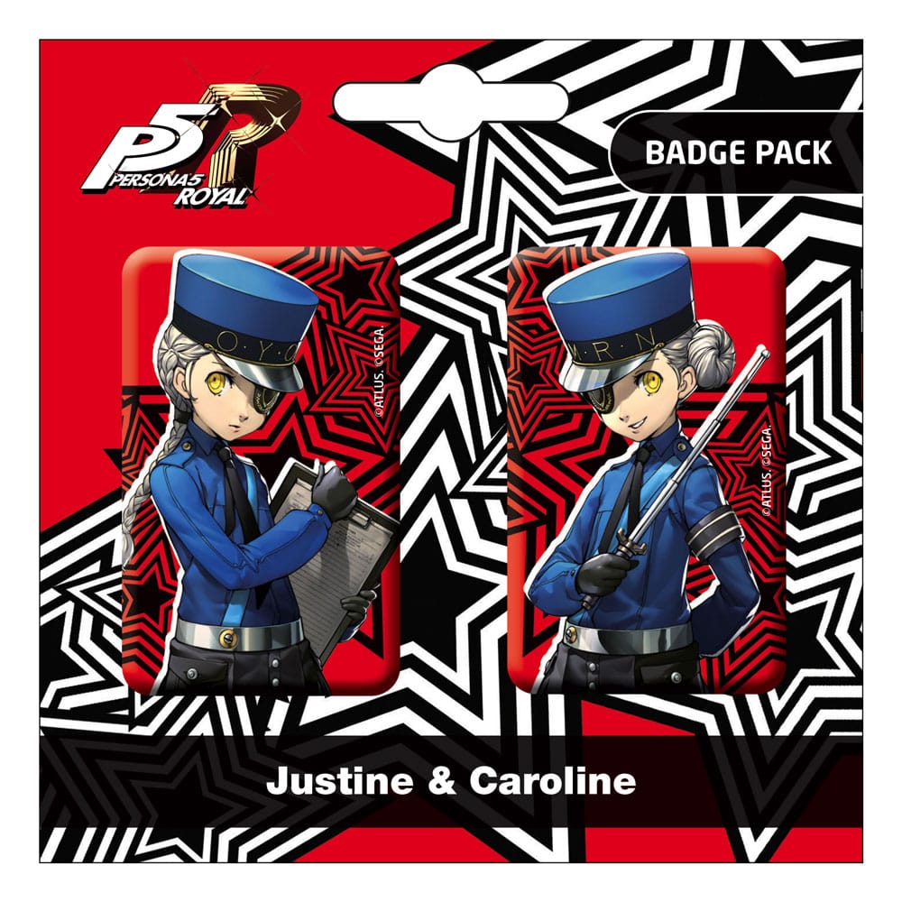 Persona 5 Royal Pin Badges 2-Pack Justine & Caroline - MangaShop.ro