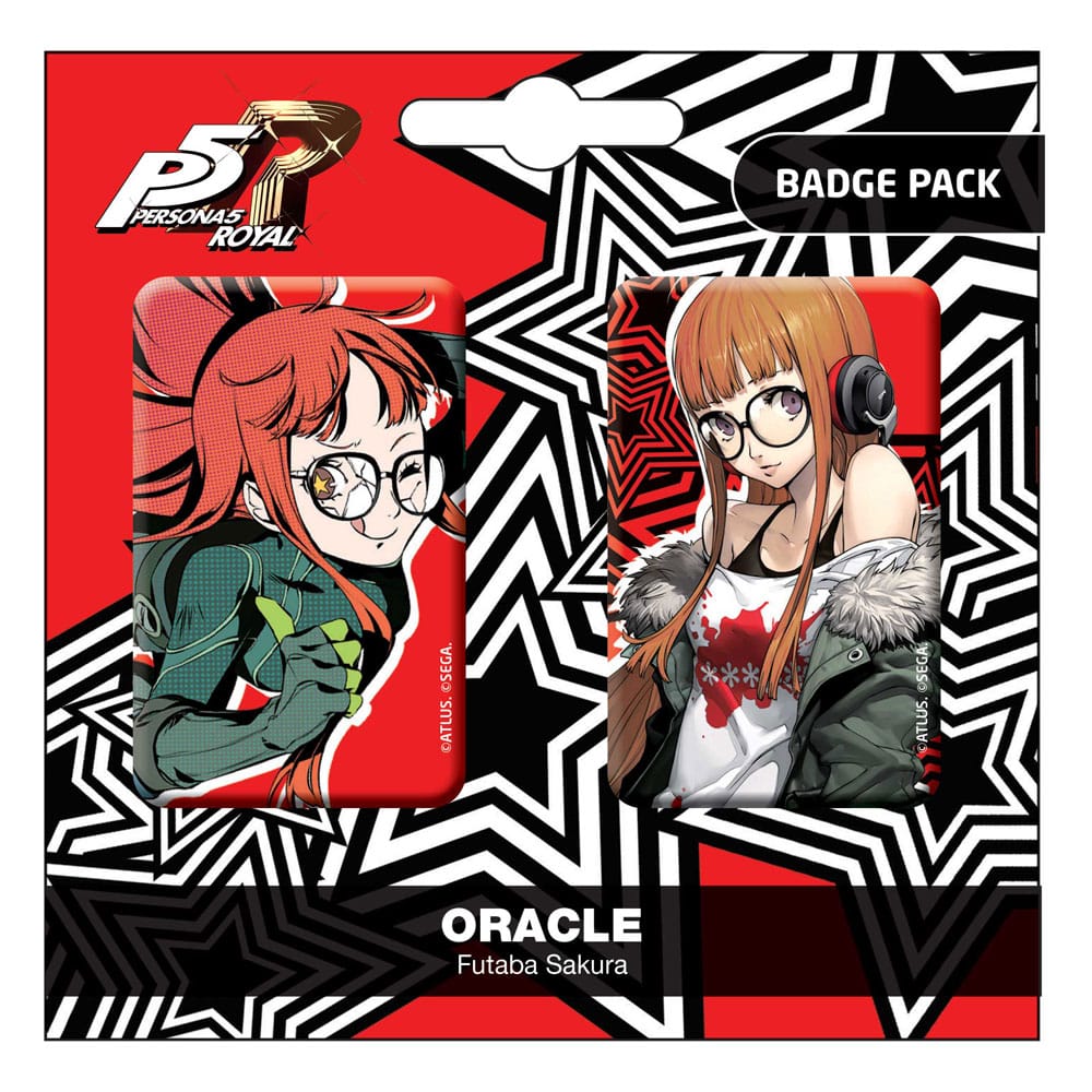 Persona 5 Royal Pin Badges 2-Pack Oracle / Futaba Sakura - MangaShop.ro
