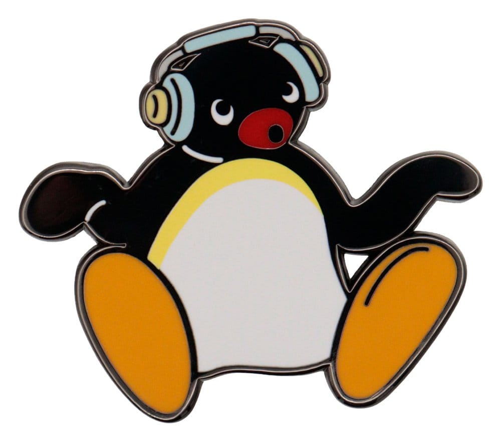 Pingu Pin Badge Headphones Limited Edition - MangaShop.ro