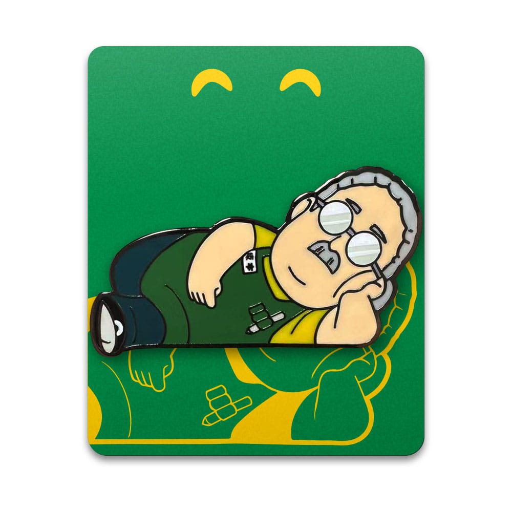 Sakamoto Days Pin Badge Laying Down Sakamoto 5 cm - MangaShop.ro
