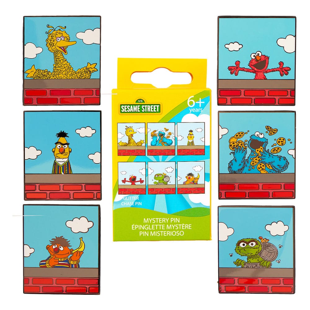 Sesame Street by Loungefly Enamel Pins Blind Box Assortment (12) - MangaShop.ro
