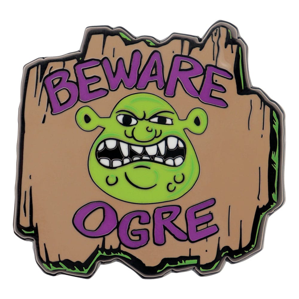 Shrek Pin Badge Beware Ogre Limited Edition - MangaShop.ro