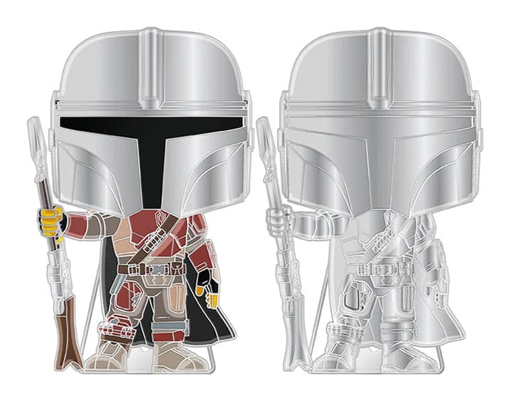 Star Wars Loungefly POP! Enamel Pin Mando 10 cm - MangaShop.ro