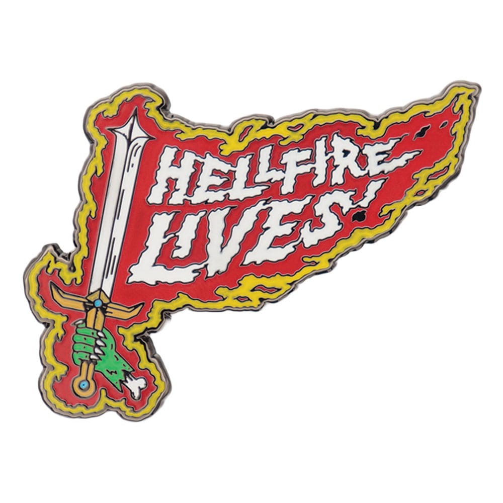 Stranger Things Pin Badge Hellfire Lives Limited Edition - MangaShop.ro