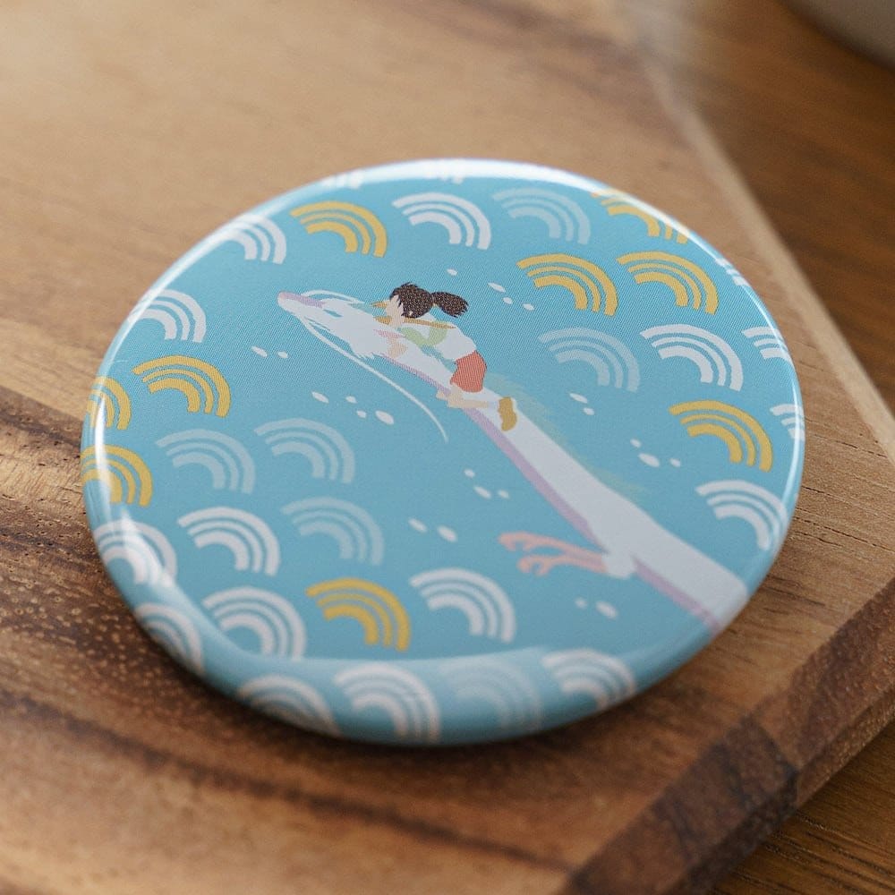 Spirited Away Pin Chihiro & Haku dragon 5 cm - MangaShop.ro