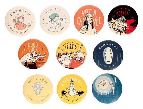 Spirited Away Pins Chihiro Anniversary 6 cm Blind Box Assortment (10) - MangaShop.ro