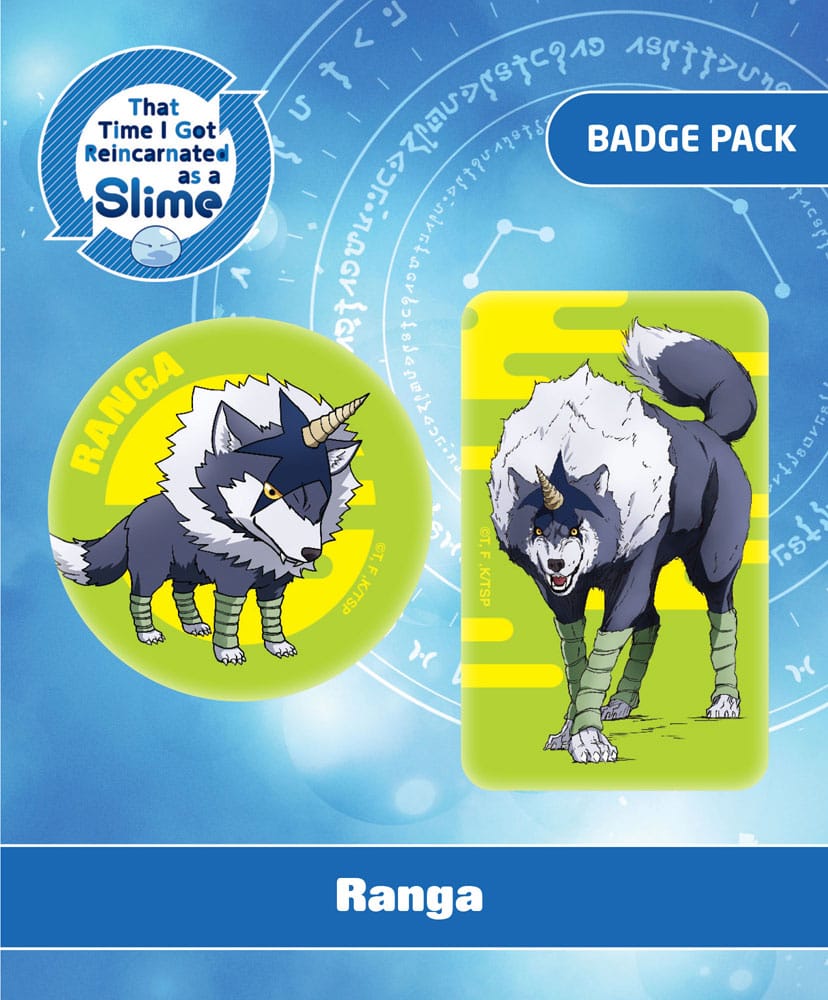 That Time I Got Reincarnated as a Slime Pin Badges 2-Pack Ranga - MangaShop.ro