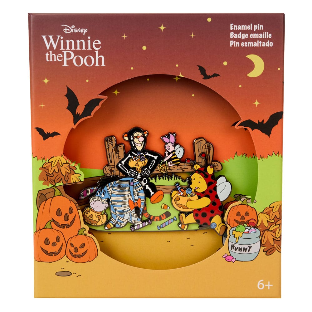 Disney by Loungefly Enamel Pin Winnie the Pooh Trick R Treat Moving Limited Edition 8 cm - MangaShop.ro