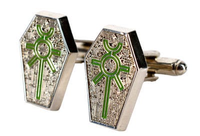 Warhammer 40,000 Cufflinks Necrons - MangaShop.ro