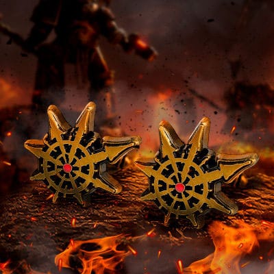 Warhammer 40,000 Cufflinks Chaos - MangaShop.ro