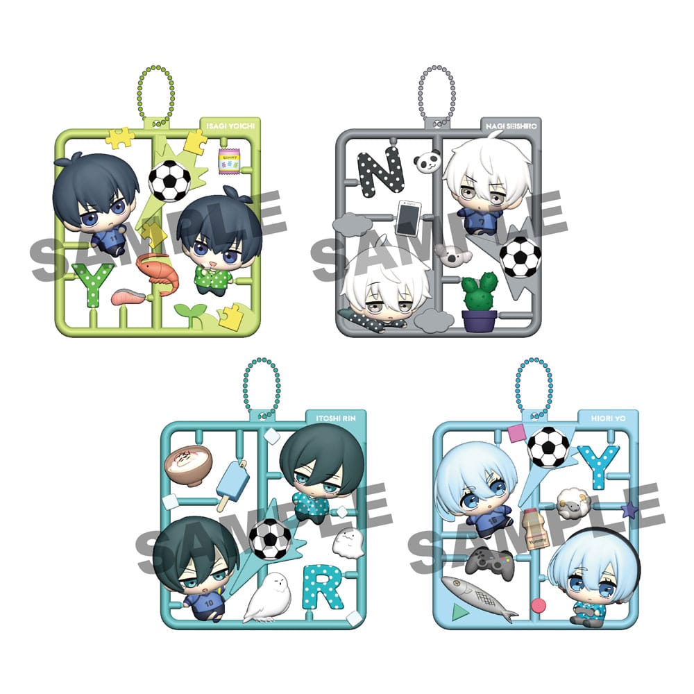 Blue Lock Plat Collection Keychain Assortment Vol. 1 (4) - MangaShop.ro