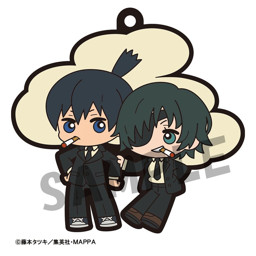 Chainsaw Man Rubber Mascot Buddycolle Rubber Charms 6 cm Assortment (6) - MangaShop.ro