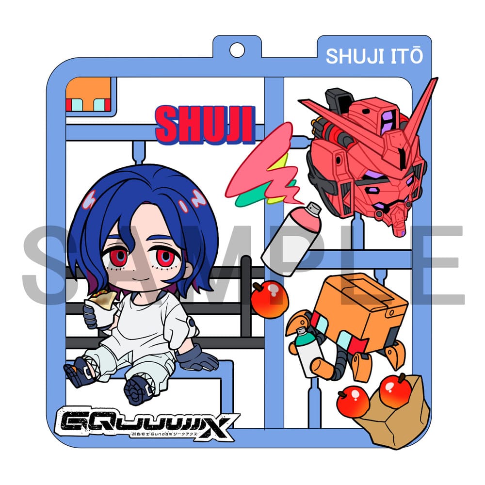 Mobile Suit Gundam GQuuuuuuX Plat Collection Keychain Assortment (4) - MangaShop.ro