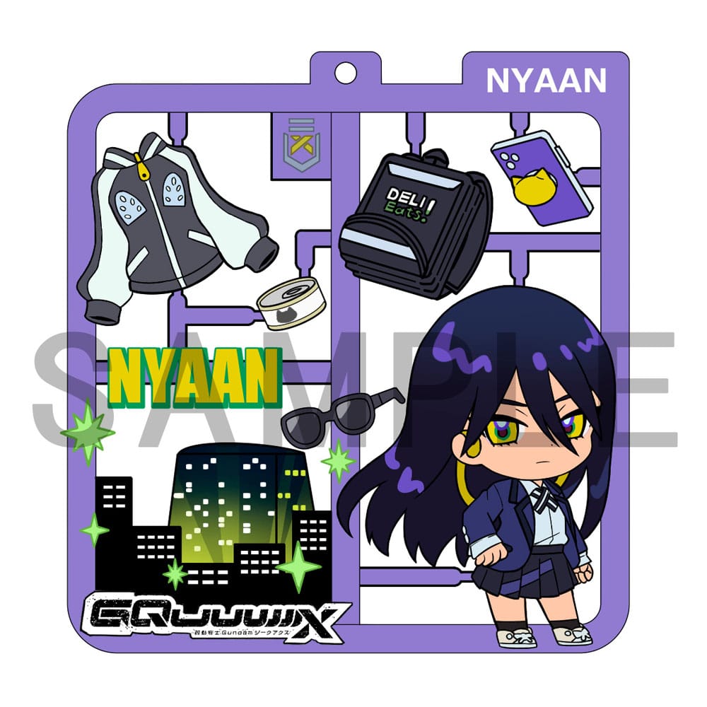 Mobile Suit Gundam GQuuuuuuX Plat Collection Keychain Assortment (4) - MangaShop.ro