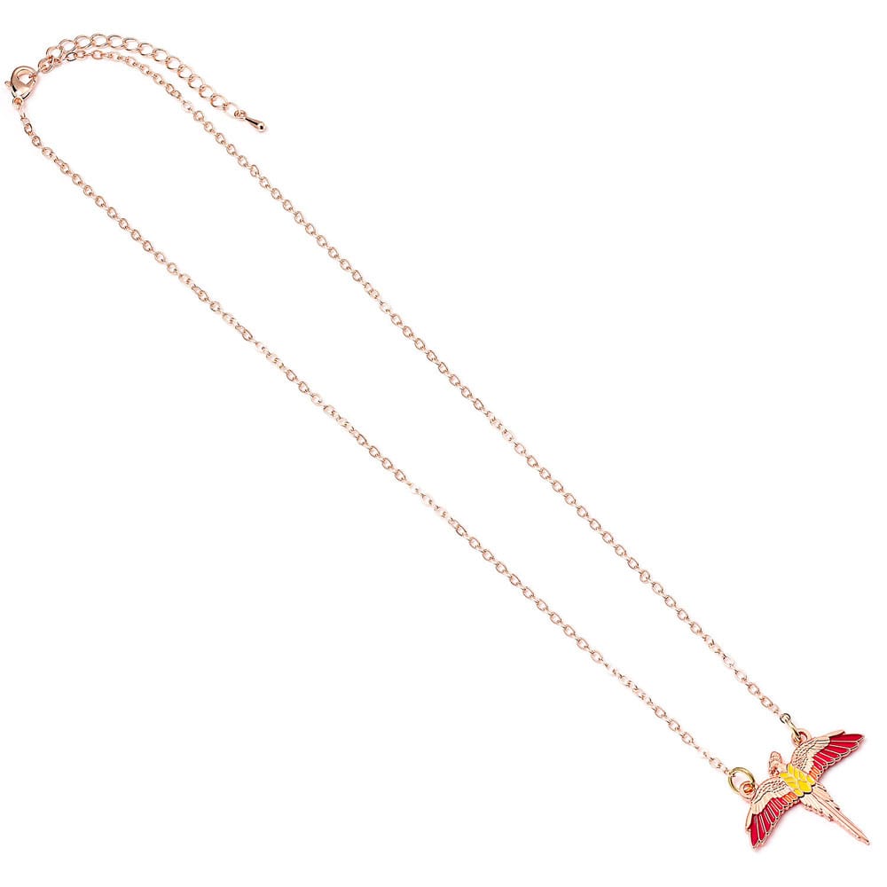 Harry Potter Necklace Fawkes (Gold plated) - MangaShop.ro
