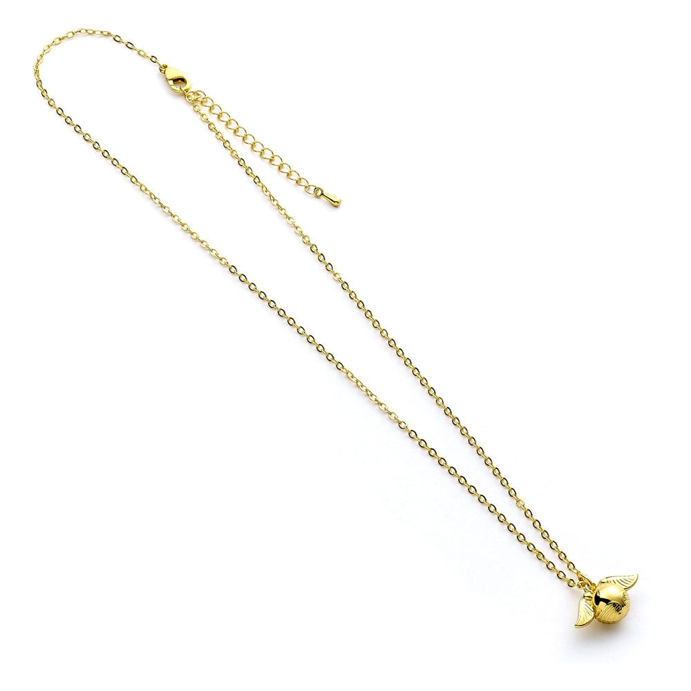 Harry Potter Necklace Golden Snitch Charm (Golden Tone) - MangaShop.ro
