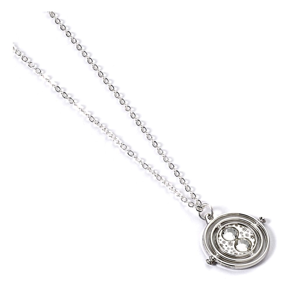 Harry Potter Necklace Time Turner Charm (Silver Tone) - MangaShop.ro