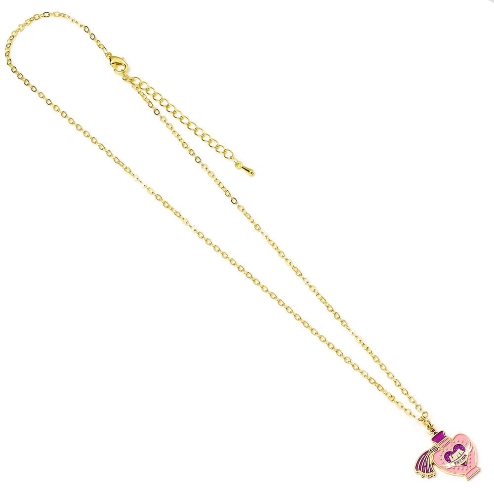 Harry Potter Pendant & Necklace Love Potion (Gold plated) - MangaShop.ro