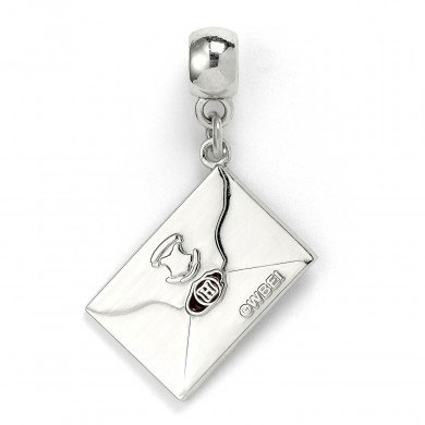 Harry Potter Charm Hogwarts Acceptance Letter (silver plated) - MangaShop.ro