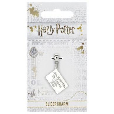 Harry Potter Charm Hogwarts Acceptance Letter (silver plated) - MangaShop.ro