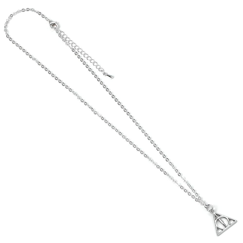 Harry Potter Pendant & Necklace Deathly Hallows (silver plated) - MangaShop.ro