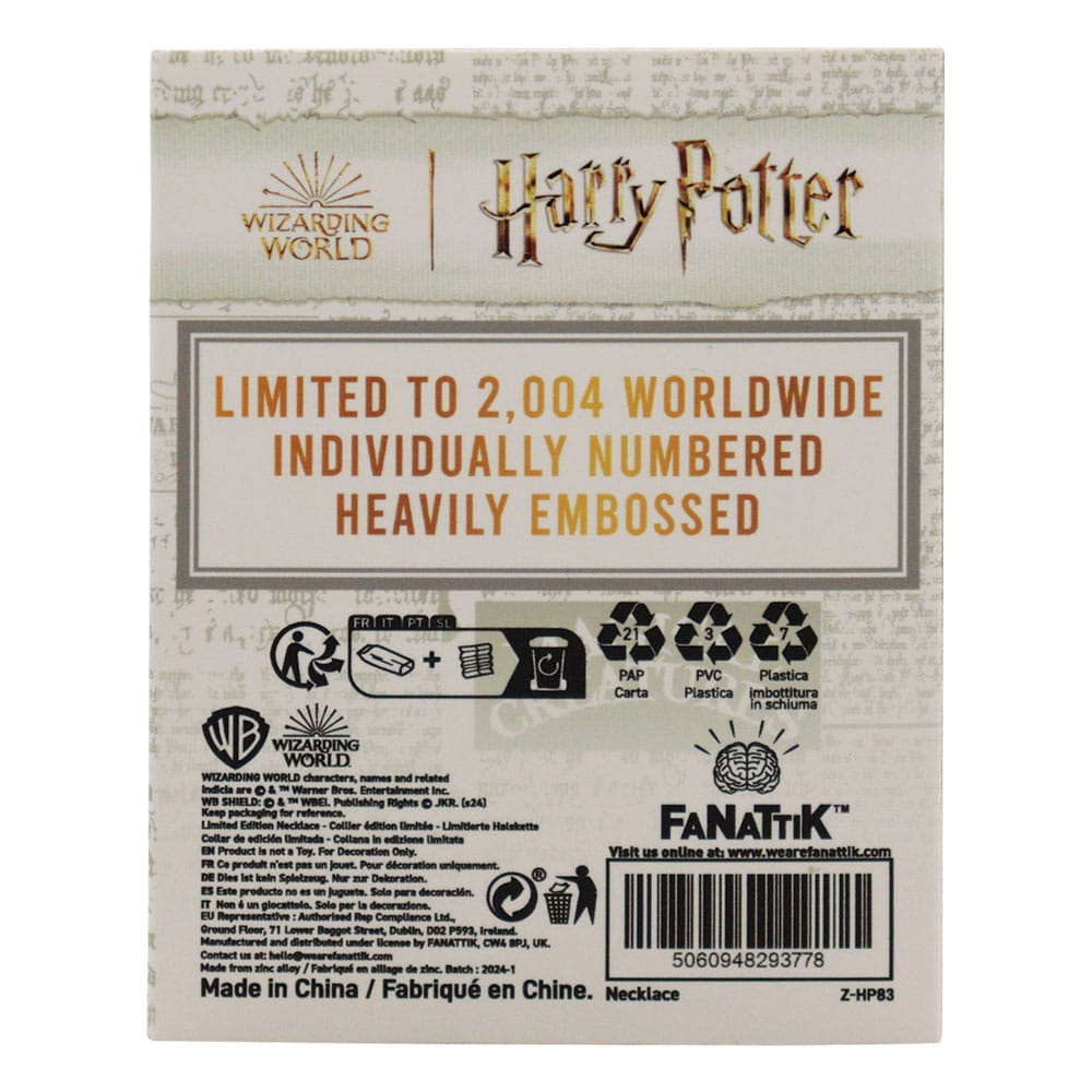 Harry Potter Necklace with Pendant Azkaban - MangaShop.ro