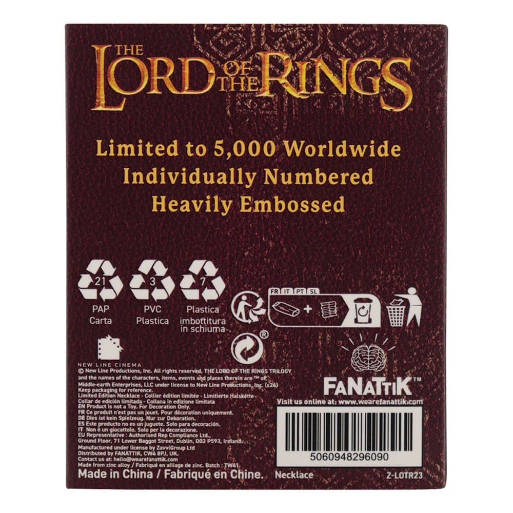 Lord of the Rings Necklace with Pendant One Ring - MangaShop.ro