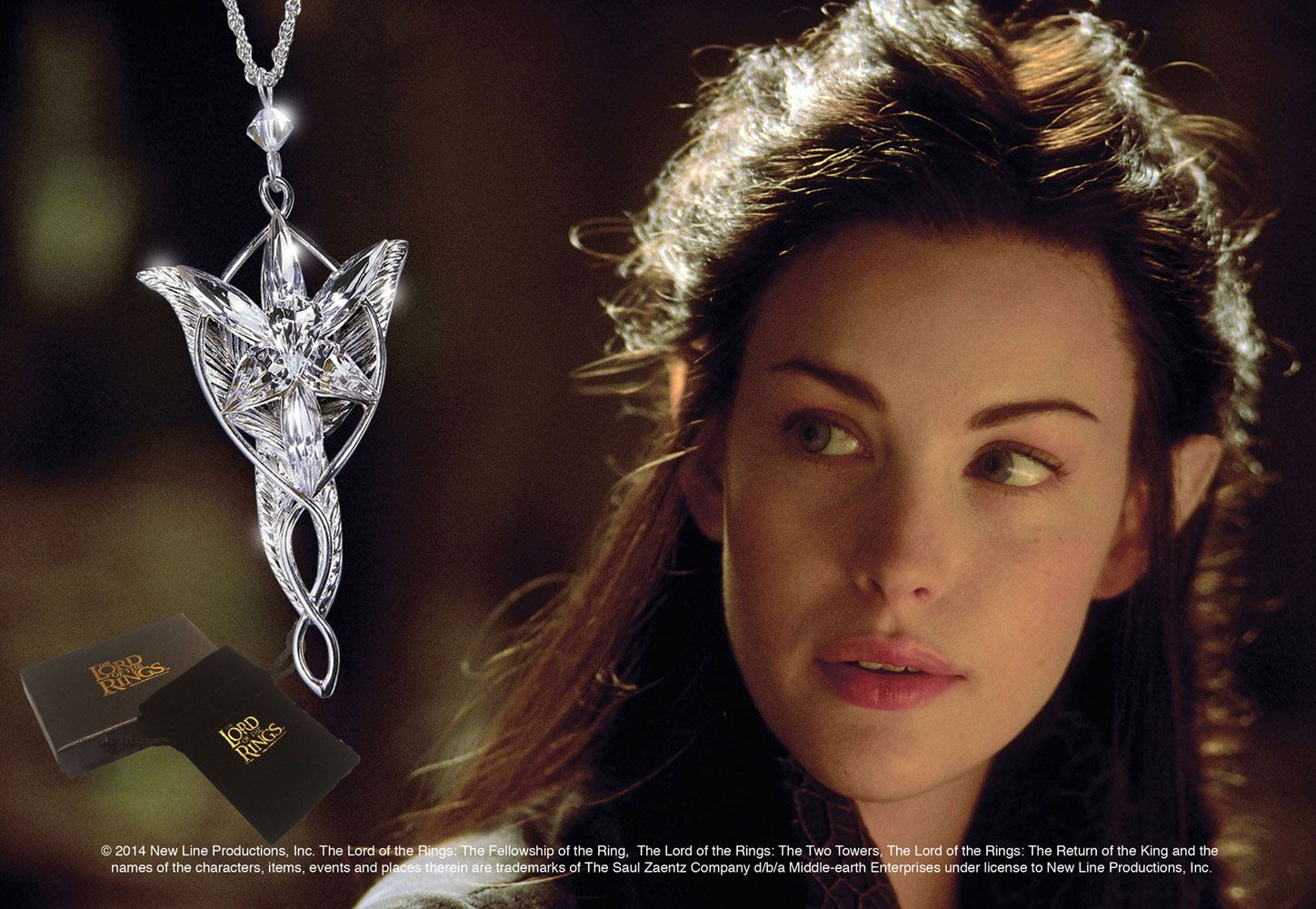 Lord of the Rings Pendant Arwen´s Evenstar (silver plated) - MangaShop.ro