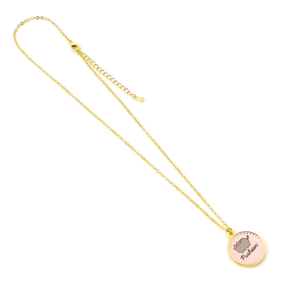 Pusheen Pendant & Necklace Pink Name - MangaShop.ro
