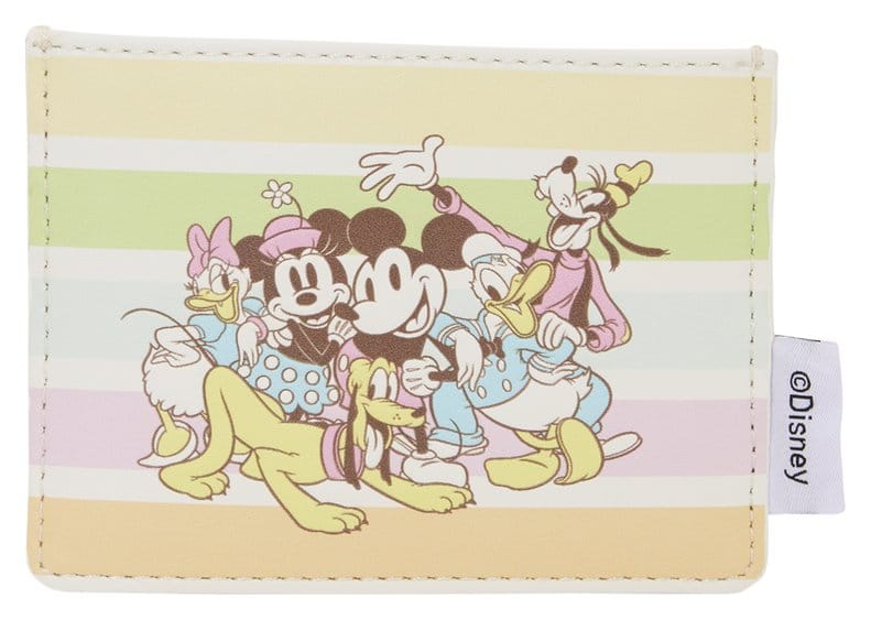 Disney by Loungefly Cardholder Mickey and Friends Rainbow Stripes - MangaShop.ro