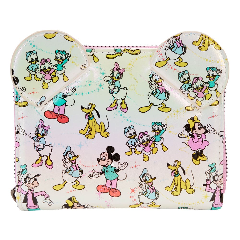 Disney by Loungefly Wallet Mickey & Friends 100th Anniversary AOP - MangaShop.ro