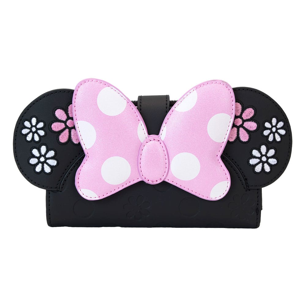 Disney by Loungefly Wallet Minnie Floral Rock the Dots Flap - MangaShop.ro
