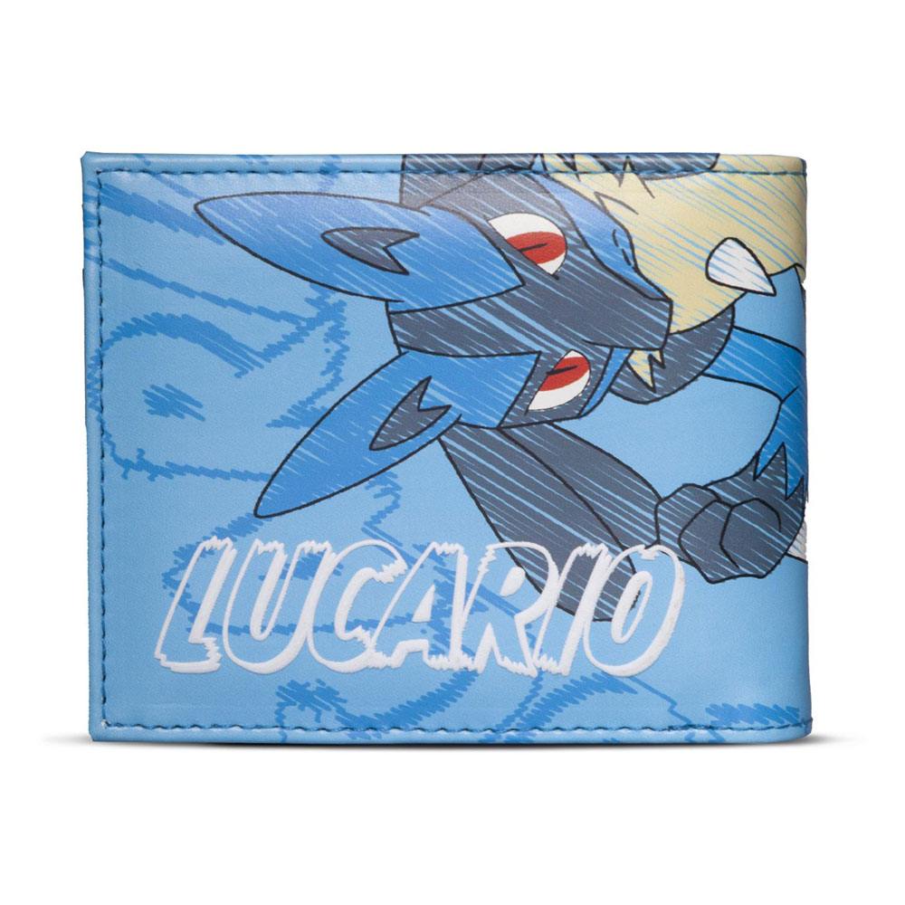 Pokemon Bifold Wallet Lucario - MangaShop.ro