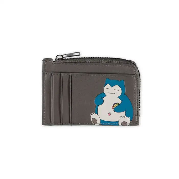 Pokemon Card Wallet Snorlax Gray - MangaShop.ro