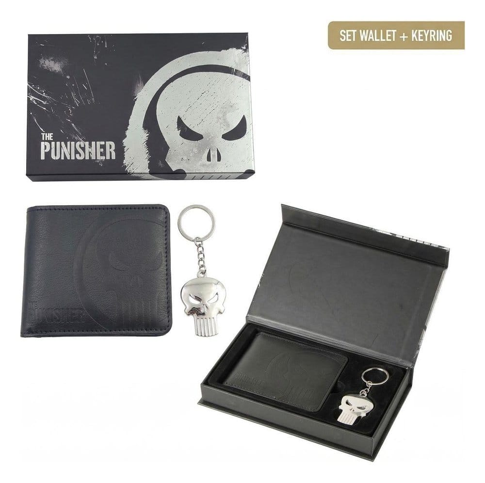 Marvel Wallet Gift Set Punisher - MangaShop.ro