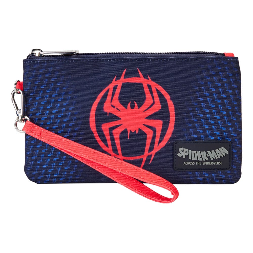 Marvel by Loungefly Wallet Spider-Verse Miles Morales AOP Wristlet - MangaShop.ro