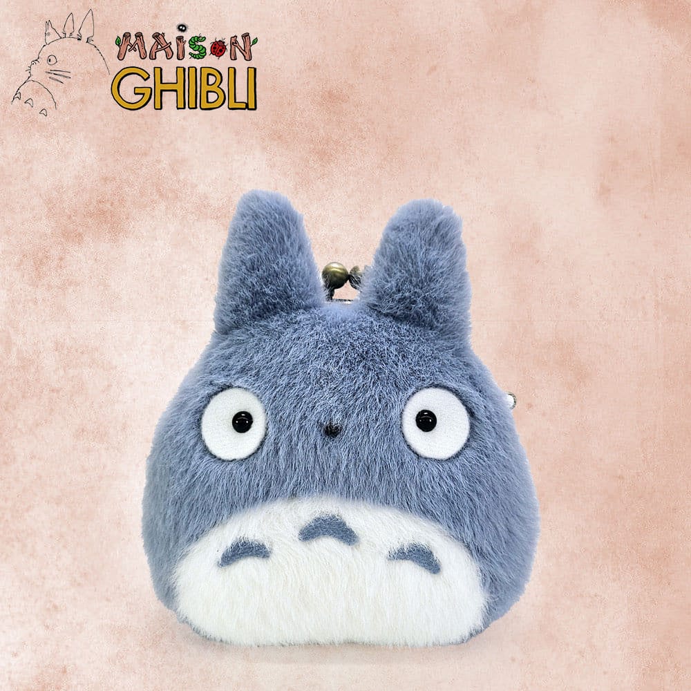 My Neighbor Totoro Funwari Plush Coin Purse Medium Totoro - MangaShop.ro