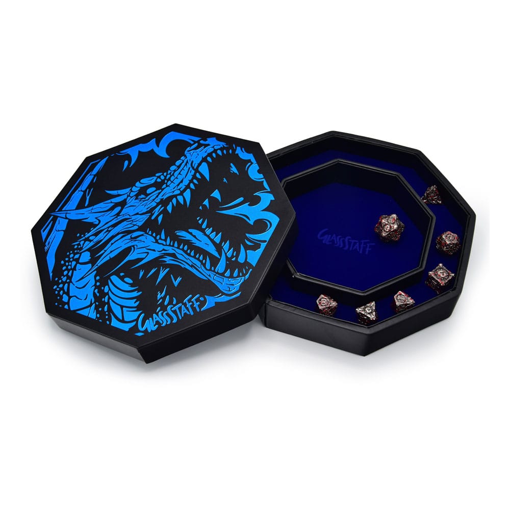 CritStones Arena Dice Tray Blue Dragon - MangaShop.ro