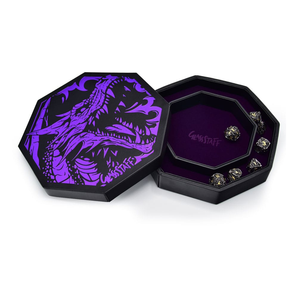 CritStones Arena Dice Tray Purple Dragon - MangaShop.ro