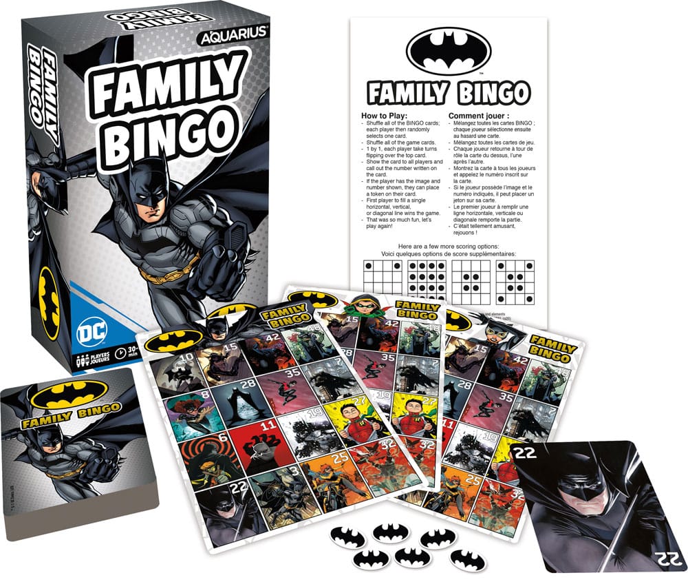 DC Comics Board Game Family Bingo Batman *English Version* - MangaShop.ro